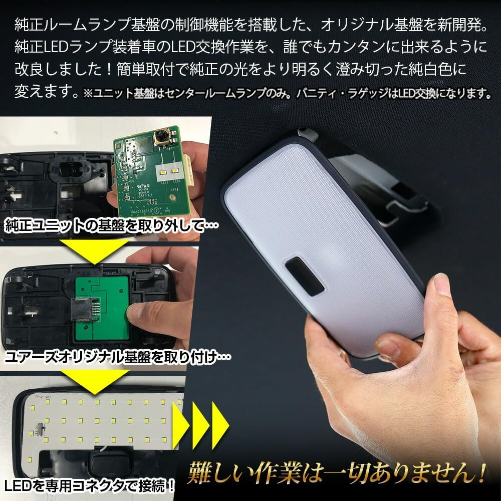 Amazon | YOURS(ユアーズ) 新型 RAV4 AXAN64 専用 LEDルームランプ